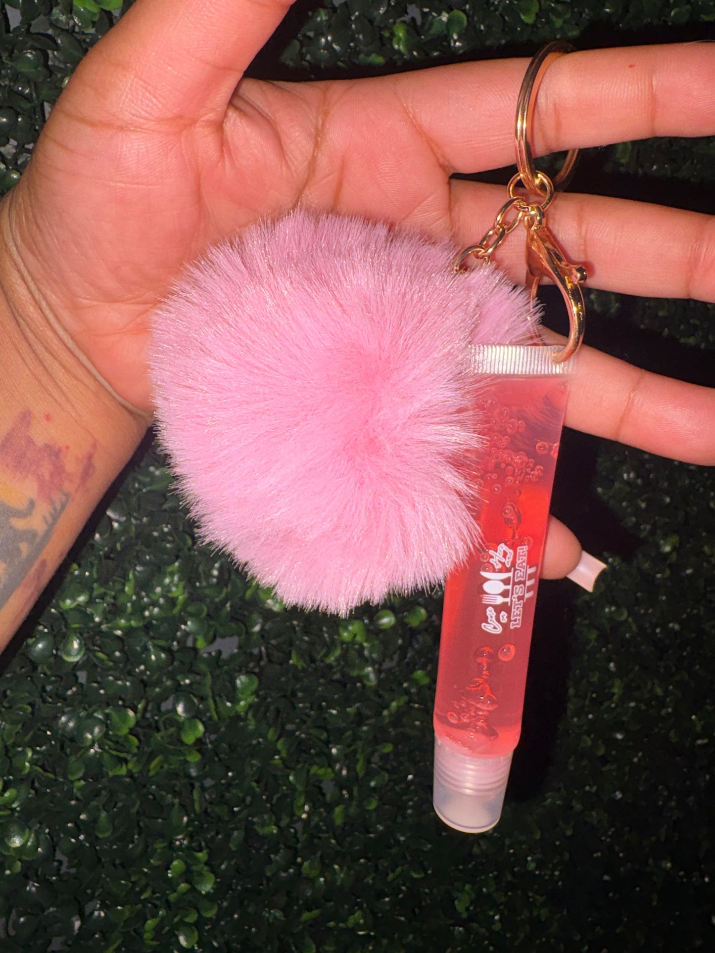 Strawberry Scented Lip Gloss w/Keychains