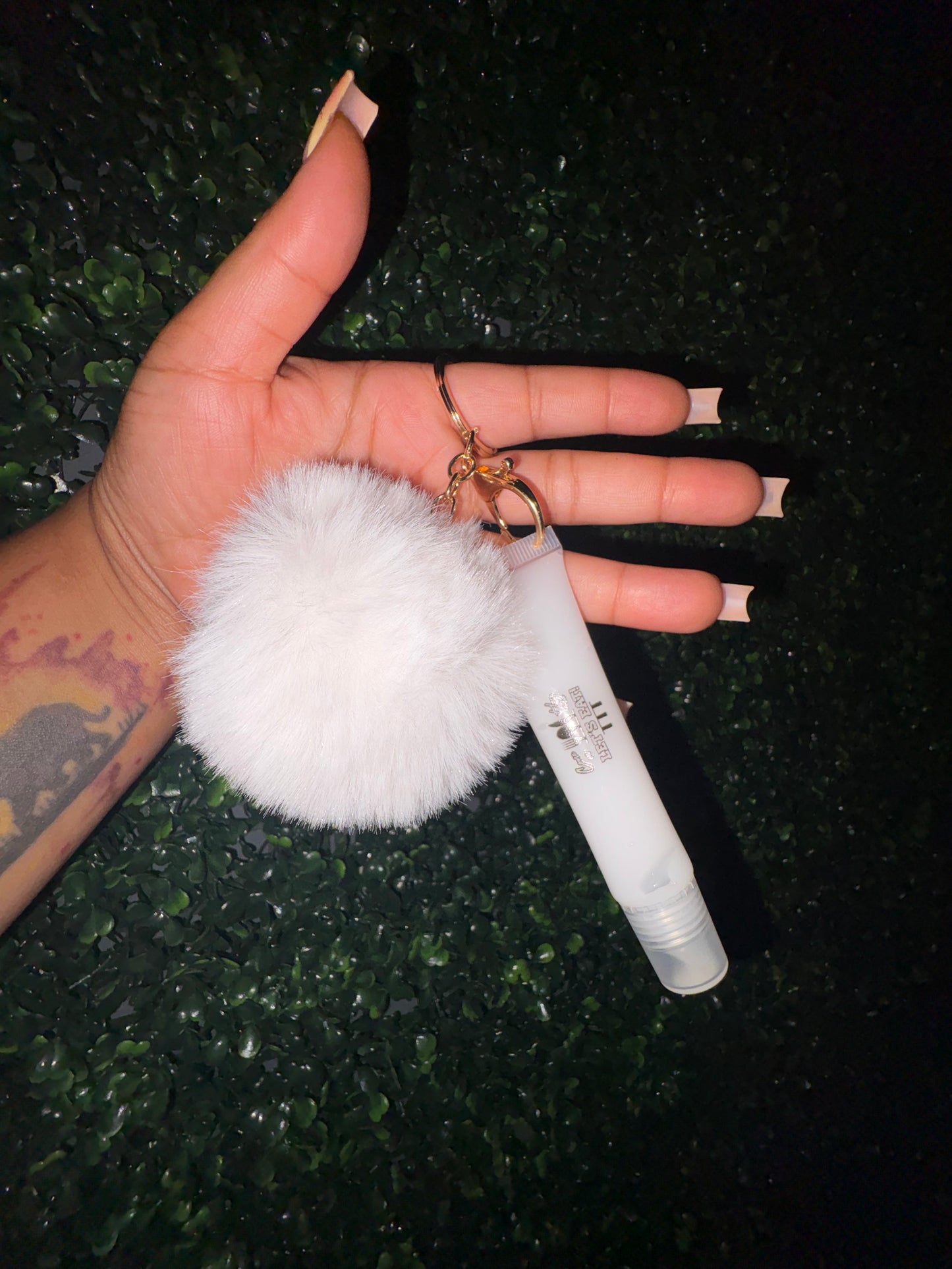 Coconut Scented Lip Gloss w/Keychain