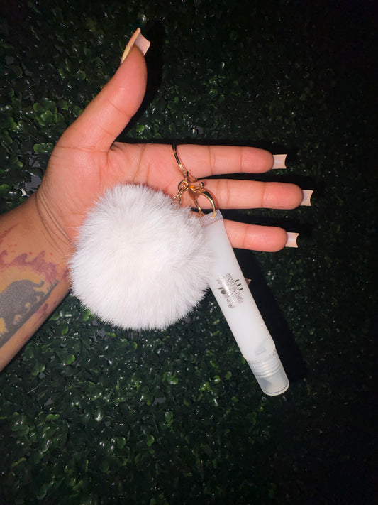 Coconut Scented Lip Gloss w/Keychain