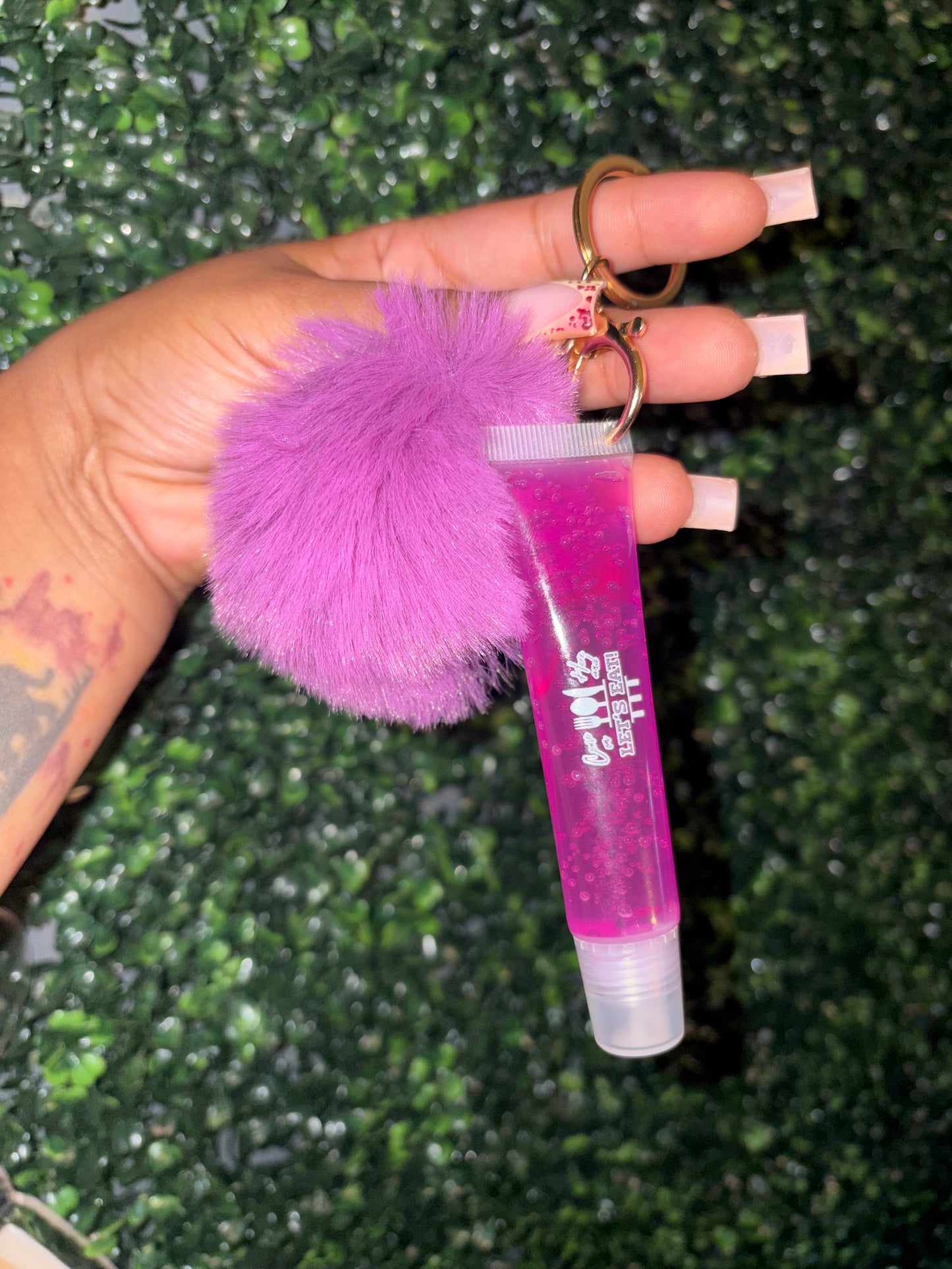 Cherry Scented Lip Gloss w/Keychain