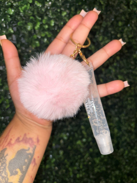 None Scented Lipgloss w/Keychain