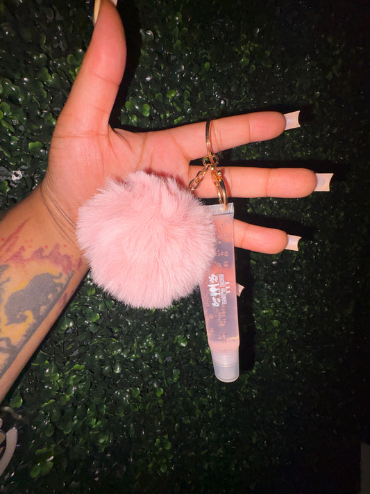 Bird Of Paradise Scented Lip Gloss w/Keychain