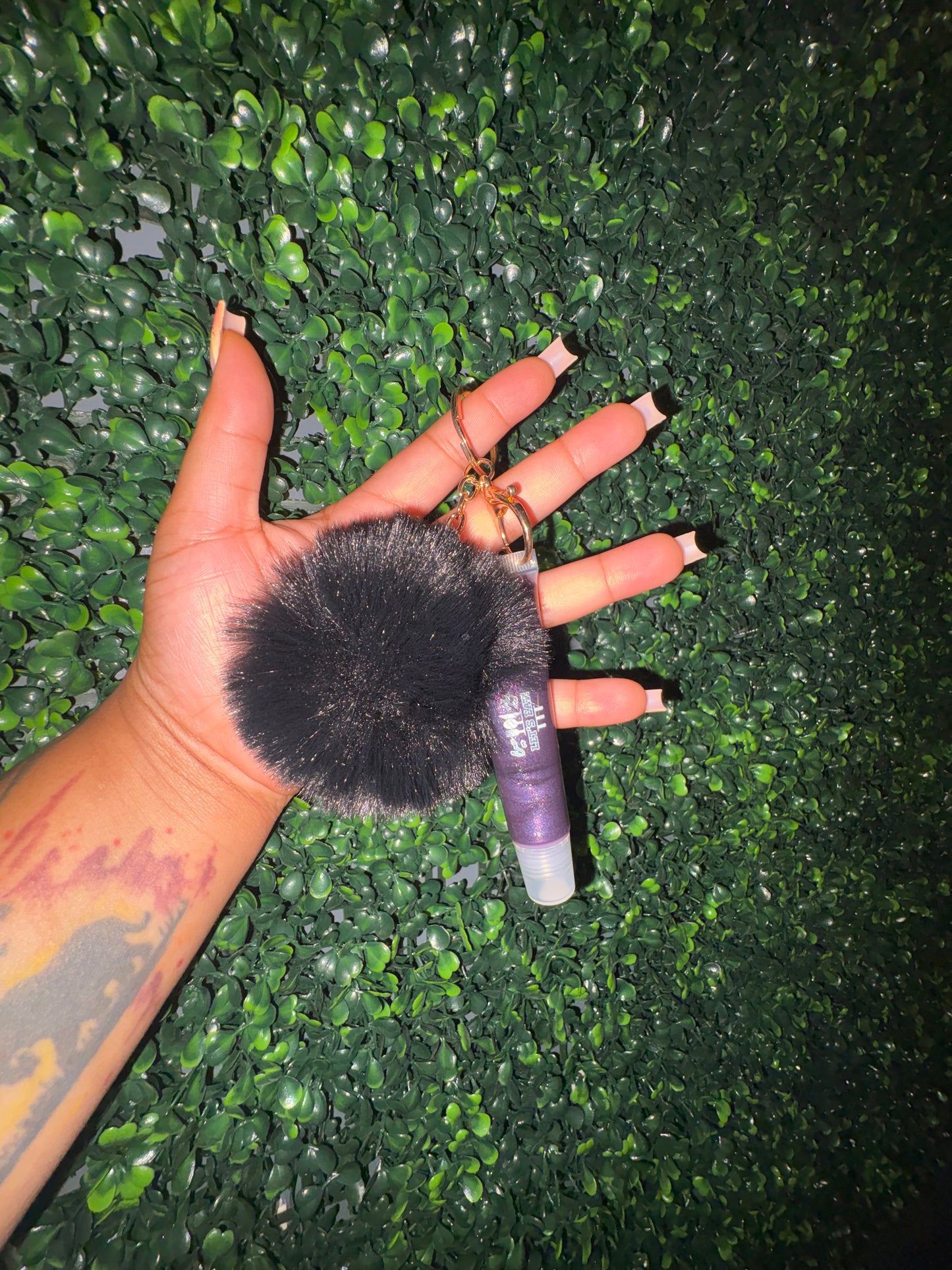 Black Currant Scented Lip Gloss w/Keychain
